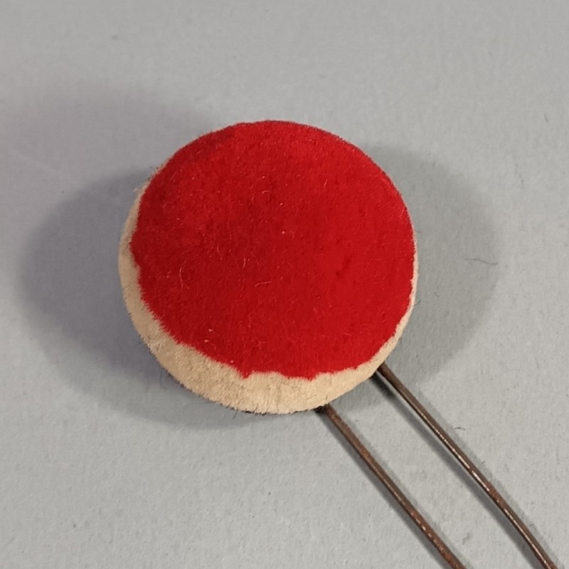 POMPON DE SHAKO MODELE 1872 1874 TOUTES ARMES COULEURS BLEU BLANC ROUGE POUR ETAT MAJOR